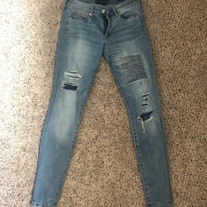 Abercrombie Patched Jeans